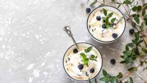 Eton Mess met blauwe bessen